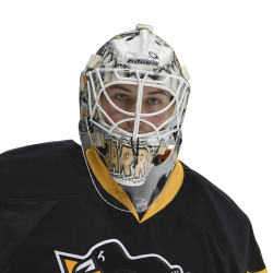ANAHEIM, CA - JANUARY 17: Tristan Jarry #35 of the Pittsburgh